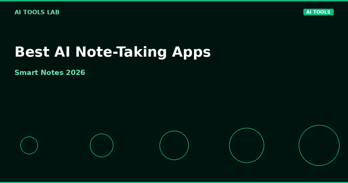 best ai note taking apps 2026