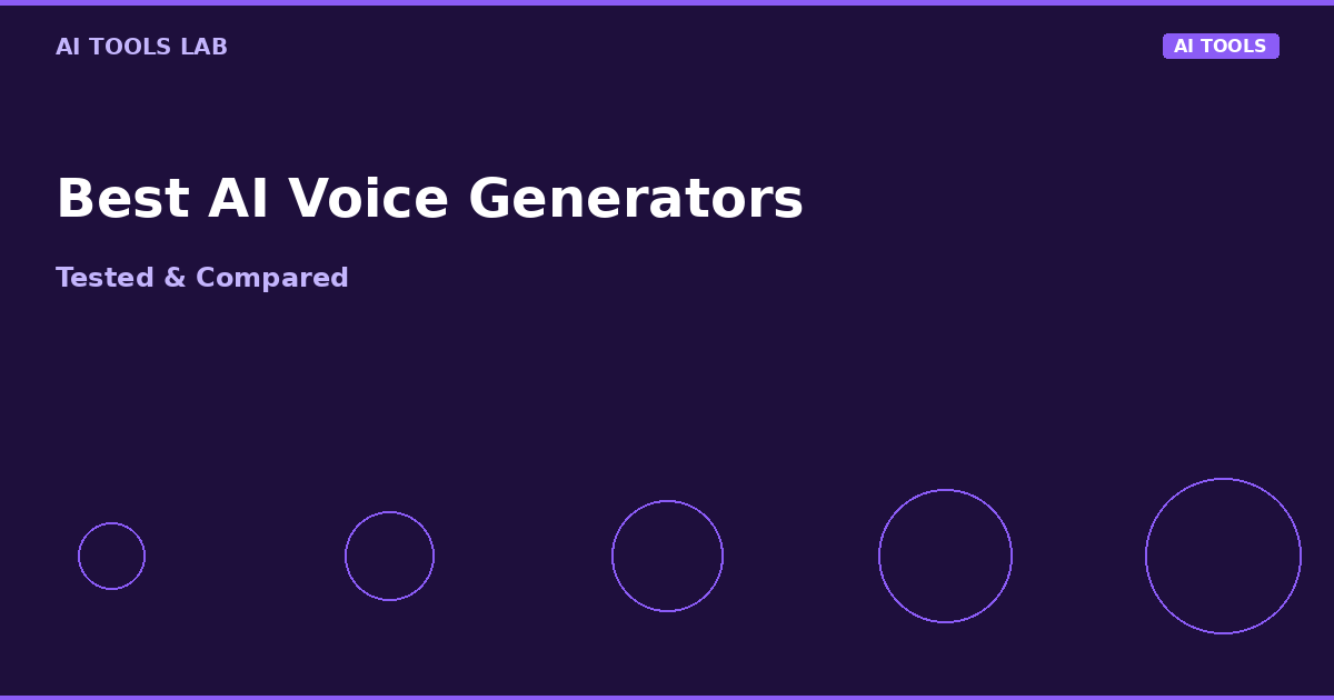 best ai voice generators 2026